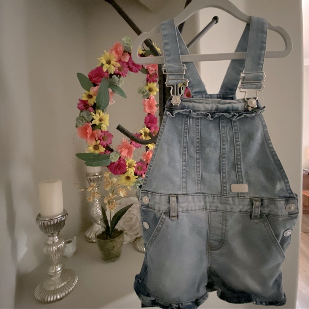 SEVEN FOR All MANKIND OVERALLS GIRLS 4t